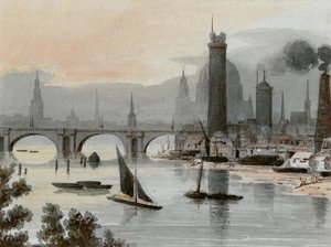 جسر لندن وكاتدرائية سانت بولس (مرحاض على ورق) بواسطة مدرسة اللغة الإنجليزية