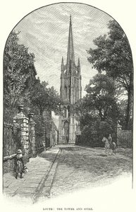 لاوث: البرج والمستدقة (نقش) بواسطة مدرسة اللغة الإنجليزية