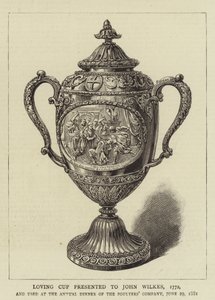 قدم Loving Cup لجون ويلكس بواسطة مدرسة اللغة الإنجليزية