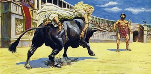 تم ربط Lygia بظهر الثور الأسود بواسطة مدرسة اللغة الإنجليزية