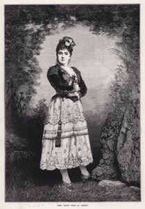 Madame Marie Roze as Carmen (engraving) بواسطة مدرسة اللغة الإنجليزية