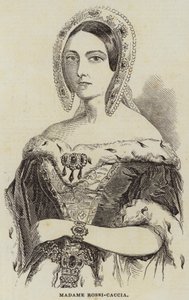 Madame Rossi-Caccia (engraving) بواسطة مدرسة اللغة الإنجليزية