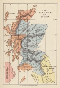 خريطــة مملكة سكوشيا (ليثو ملون) بواسطة مدرسة اللغة الإنجليزية