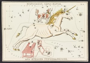 الخرائط C.44.A.42 Monoceros. كانيس مينور. وأتيليه تيبوجرافيك ، من مرآة أورانيا ؛ أو منظر السماء. [علبة بها ٣٢ بطاقة]. بقلم يهوشافاط أسبن بواسطة مدرسة اللغة الإنجليزية