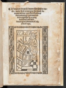 مارجريت روبر ، من "A Devote Treatise on the Pater noster" بواسطة مدرسة اللغة الإنجليزية