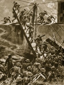نشأت المارينز والسترات الزرقاء في الممرات من HMS Vindictive ، 1914-1919 بواسطة مدرسة اللغة الإنجليزية