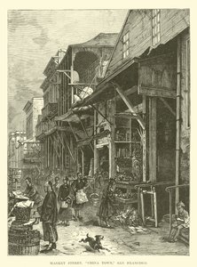 شارع السوق ، تشاينا تاون ، سان فرانسيسكو بواسطة مدرسة اللغة الإنجليزية