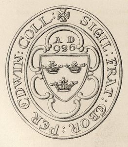 الختم الماسوني لل Grand Lodge of All England ، يورك ، ج .766 ، من تاريخ الماسونية ، المجلد الثاني ، نشره توماس سي.جاك ، لندن ، 1883 بواسطة مدرسة اللغة الإنجليزية