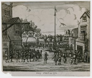 معرض مايو عام 1716 بواسطة مدرسة اللغة الإنجليزية