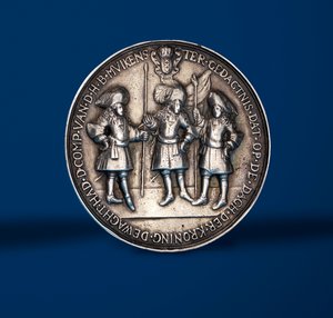 ميدالية تخليد احتفالات وليام وماريز في أمستردام ، 1869 (فضي) (عكس 419671)