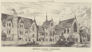 الكلية التذكارية ، Cuddesdon (نقش) بواسطة مدرسة اللغة الإنجليزية