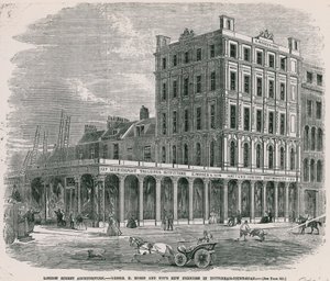 السادة E Moses and Sons المبنى الجديد في Tottenham Court Road، London بواسطة مدرسة اللغة الإنجليزية