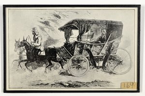 عربة ملكة جمال نايتنجيل في بؤرة الحرب ، من 'The Illustrated London News' بواسطة مدرسة اللغة الإنجليزية