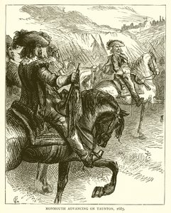 تقدم Monmouth على Taunton ، 1685