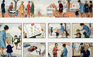 تظهر لك الأم كيف بواسطة مدرسة اللغة الإنجليزية