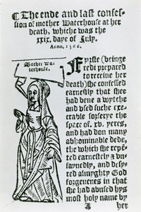 Mother Waterhouse (c.1503-1566) ، كتيب ، 1566 بواسطة مدرسة اللغة الإنجليزية
