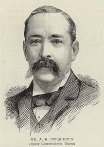 السيد AR Colquhoun (نقش) بواسطة مدرسة اللغة الإنجليزية