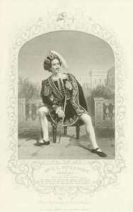 السيد EL Davenport مثل Benedick ، الكثير من اللغط حول لا شيء ، الفصل الثاني ، المشهد الثالث بواسطة مدرسة اللغة الإنجليزية