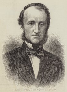 السيد John Lemoinne ، من "Journal des Debats" (نقش) بواسطة مدرسة اللغة الإنجليزية
