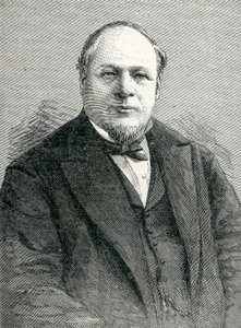 السيد جون يونج ، عمدة سيدني ، رسم توضيحي من The Graphic الثامن من مايو 1886 بواسطة مدرسة اللغة الإنجليزية
