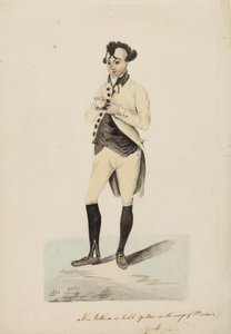 السيد Matthews مثل Caleb Quotem in the Wags of Windsor ، York ، c.1820 بواسطة مدرسة اللغة الإنجليزية