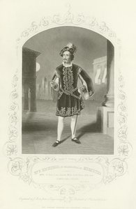 السيد P Richings (من فيلادلفيا) مثل Mercutio و Romeo و Juliet ، القانون الأول ، المشهد الرابع بواسطة مدرسة اللغة الإنجليزية