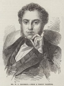 السيد WJ Broderip (نقش) بواسطة مدرسة اللغة الإنجليزية