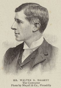 Mr Walter B Bassett (engraving) بواسطة مدرسة اللغة الإنجليزية