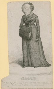 السيدة جاريك (إيفا ماري فيجل) ، اتخذت في سبتمبر 1820 بواسطة مدرسة اللغة الإنجليزية