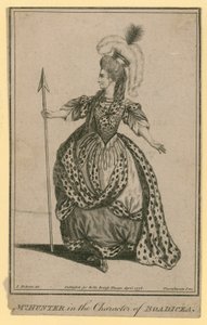 السيدة هنتر في شخصية Boadicea بواسطة مدرسة اللغة الإنجليزية