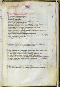 Ms.25511 fol.36r جرد عميد Lyseuxs ، كاتدرائية القديس بولس ، 1440 بواسطة مدرسة اللغة الإنجليزية