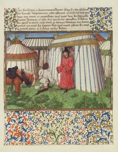 السيدة 2597 الرغبة في الركوع أمام الشرف تتوسل مساعدة القلب ، طبعة الفاكس من Livre du Coeur dAmours Espris بواسطة Rene dAnjou بواسطة مدرسة اللغة الإنجليزية