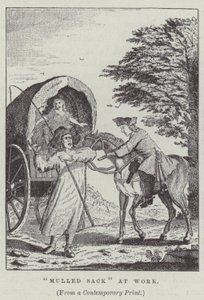 "Mulled sack" at work (engraving) بواسطة مدرسة اللغة الإنجليزية