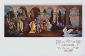 الجداريات في مطعم Peter Robinson: Lohengrin (لون ليثو) بواسطة مدرسة اللغة الإنجليزية