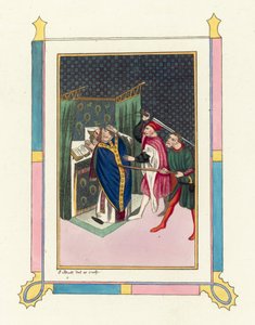 Murder of Thomas Becket (coloured engraving) بواسطة مدرسة اللغة الإنجليزية