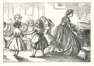 الفزع الموسيقي (نقش) بواسطة مدرسة اللغة الإنجليزية