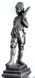 Musketeer ، 1638 (خشب منحوت)
