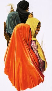 امرأه مسلمه بواسطة مدرسة اللغة الإنجليزية