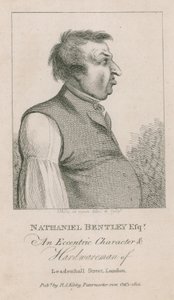 Nathaniel Bentley Esq ، شخصية غريبة الأطوار وجادة في شارع Leadenhall ، لندن بواسطة مدرسة اللغة الإنجليزية