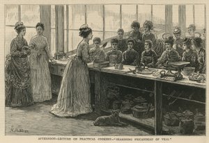 مدرسة التدريب الوطنية للطهي في جنوب كنسينغتون: محاضرة بعد الظهر حول الطهي العملي بواسطة مدرسة اللغة الإنجليزية