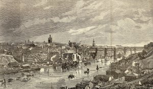 نيوكاسل أبون تاين في عام 1887 بواسطة مدرسة اللغة الإنجليزية