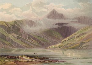 شمال ويلز ، سنودون من Llyn Llydaw (لون ليثو) بواسطة مدرسة اللغة الإنجليزية