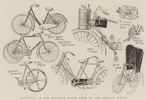 Novelties at the National Cycle Show at the Crystal Palace (engraving) بواسطة مدرسة اللغة الإنجليزية
