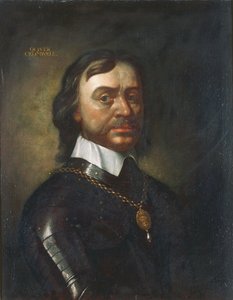 أوليفر كرومويل ، 1670-90 (زيت على قماش) بواسطة مدرسة اللغة الإنجليزية