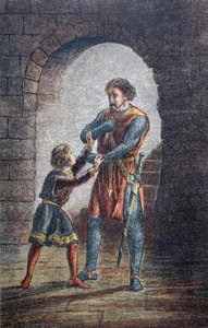 "أو Hubert ، إذا أردت ، قطع لساني ، لذلك قد أراقب عيني" ، 1890 بواسطة مدرسة اللغة الإنجليزية