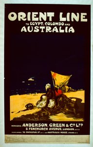 ملصق خط المشرق ، ج .1920