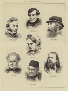 Our Obituary Record (engraving) بواسطة مدرسة اللغة الإنجليزية