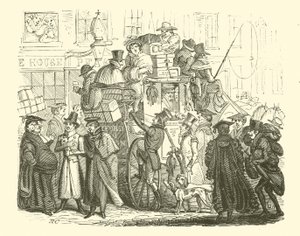 Oxford To London Coach (woodcut) بواسطة مدرسة اللغة الإنجليزية