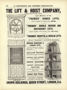 صفحة من ملخص المهندسين المعماريين والمساحين والمهندسين 1892