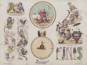 Page from the Attractive Picture Book (coloured engraving) بواسطة مدرسة اللغة الإنجليزية